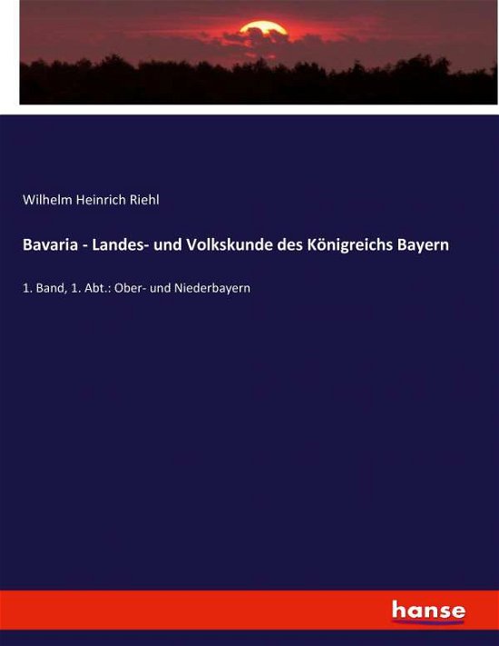Cover for Riehl · Bavaria (Bok) (2020)