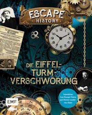 Cover for Nicolas Trenti · Escape History - Die Eiffelturm-Verschwörung: Interaktives Live-Escape-Game zum Immer-wieder-neu-lösen (Paperback Bog) (2021)