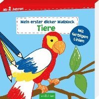 Cover for Corina Beurenmeister · Mein erster dicker Malblock - Tiere (Pocketbok) (2021)