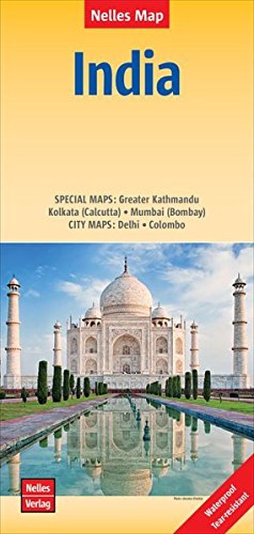 India, Nelles Map - Nelles Verlag - Books - Nelles Verlag - 9783865742766 - November 17, 2017