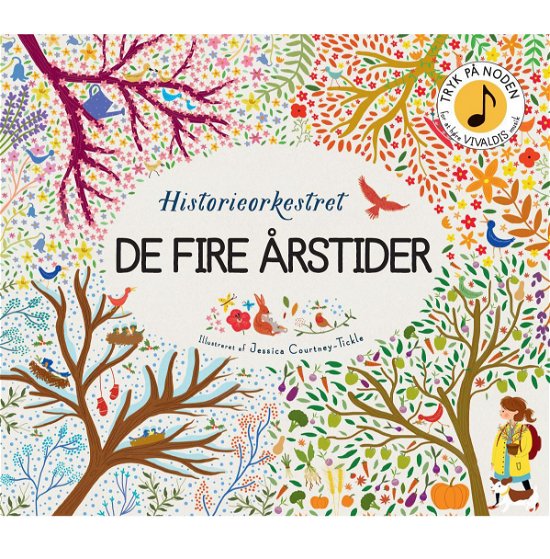 Cover for Historieorkesteret - De fire årstider (Indbundet Bog) [1. udgave] (2020)