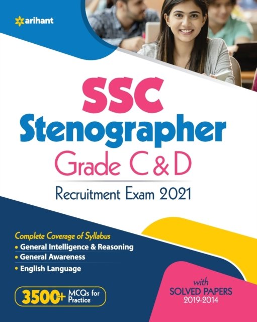 Cover for Arihant Experts · Ssc Stenographers Grade C &amp; D Exam 2021 (Paperback Bog) (2021)