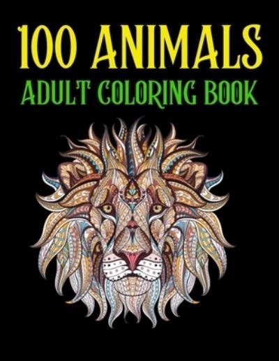 Cover for Trendy Coloring · 100 Animals Adult Coloring Book (Pocketbok) (2020)