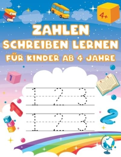 Cover for Tection Learning Book · Zahlen Schreiben Lernen Fur Kinder (Paperback Book) (2020)