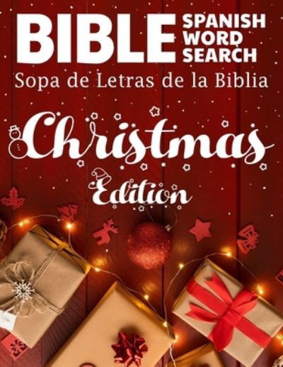 Cover for Meditate On God's Word · Spanish Bible Word Search Christmas Edition (Sopa de letras de la Biblia): Large Print Edicion de Navidad (Paperback Book) [Large type / large print edition] (2020)