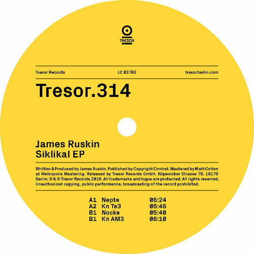 Siklikal - James Ruskin - Music - TRESOR - 0666017338767 - November 29, 2019