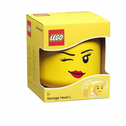 Cover for Room Copenhagen · Lego Large Winking Girl Storage Head (MERCH) (2019)