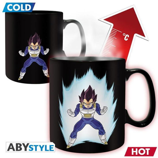 Dragon Ball - Mug Heat Change - 460 Ml - Dbz/ Vegeta - Abystyle - Merchandise - ABYSSE UK - 3700789219767 - June 12, 2023