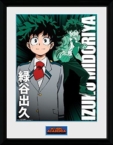 Cover for My Hero Academia · Izuku Midoriya Framed Print 30cm x 40cm (Wall art)