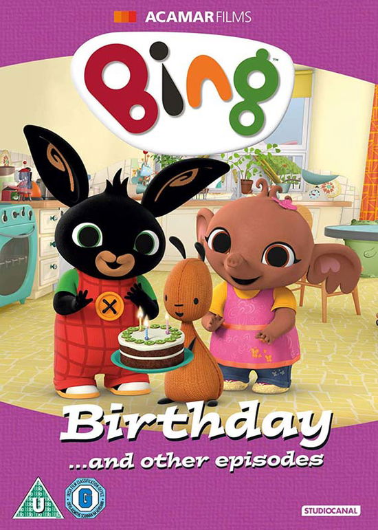 Cover for Bing - Birthday and Other Epis · Bing - Birthday And Other Episodes (DVD) (2020)