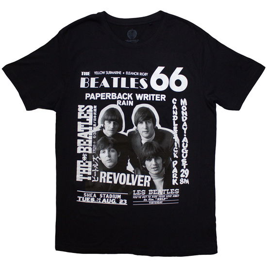 The Beatles Unisex T-Shirt: 1966 - The Beatles - Merchandise -  - 5056821047767 - November 8, 2024