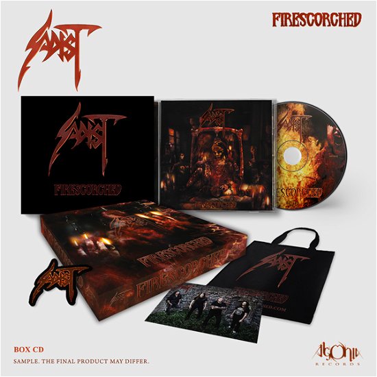 Cover for Sadist · Firescorched (CD) [Box set] (2022)