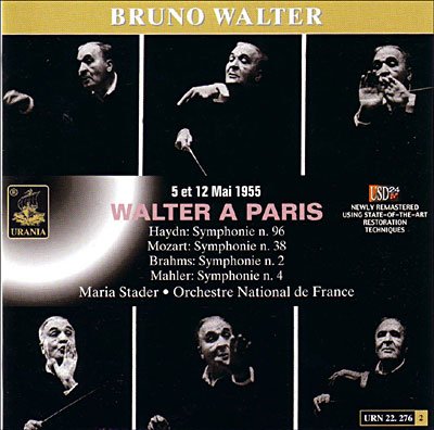 Cover for Bruno Walter · Walter a Paris 5 et 12 Ma (CD) (2018)