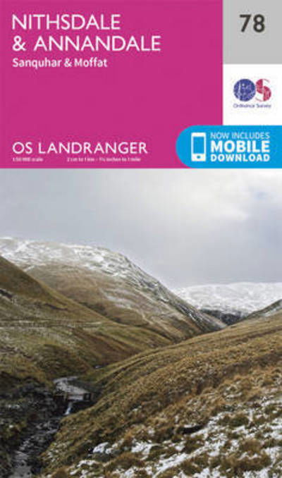 Cover for Ordnance Survey · Nithsdale &amp; Annandale, Sanquhar &amp; Moffat - OS Landranger Map (Landkart) [February 2016 edition] (2016)