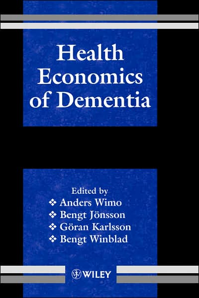 Cover for A Wimo · Health Economics of Dementia (Hardcover Book) (1998)