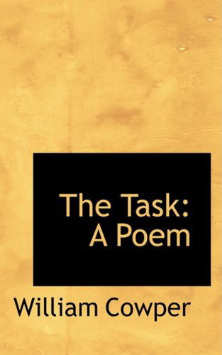 Cover for William Cowper · The Task: a Poem (Paperback Bog) (2008)