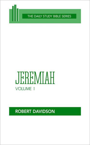 Cover for Robert Davidson · Jeremiah, Volume 1: Chapters 1-20 (Paperback Book) (1983)