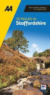 Cover for AA 50 Walks in Staffordshire - AA 50 Walks In (Paperback Book) [New edition] (2024)