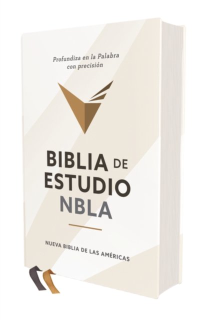 Cover for NBLA-Nueva Biblia de Las Americas NBLA-Nueva Biblia de Las Americas · Biblia de Estudio NBLA, Tapa Dura, Interior a Dos Colores (Hardcover Book) (2023)