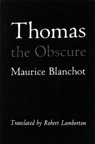 Thomas the Obscure - Maurice Blanchot - Books - Station Hill Press,U.S. - 9780882680767 - January 6, 1995