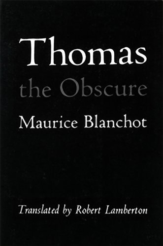 Cover for Maurice Blanchot · Thomas the Obscure (Paperback Bog) [New edition] (1995)