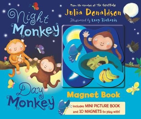 Cover for Julia Donaldson · Night Monkey, Day Monkey Magnet Book (Board book) (2018)