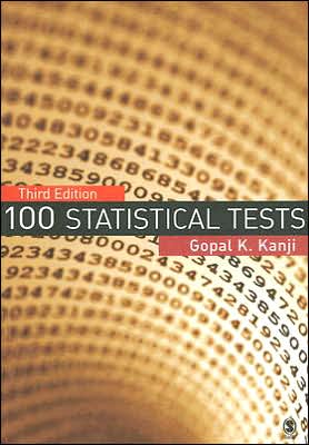 Cover for Gopal K Kanji · 100 Statistical Tests (Taschenbuch) [3 Revised edition] (2006)