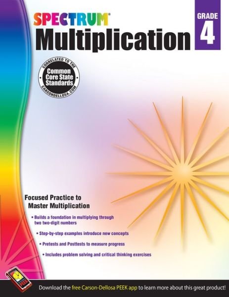 Multiplication Workbook, Grade 4 - Spectrum - Böcker - Spectrum - 9781483804767 - 2 december 2013