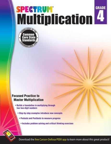 Cover for Spectrum · Multiplication Workbook, Grade 4 (Paperback Book) (2013)