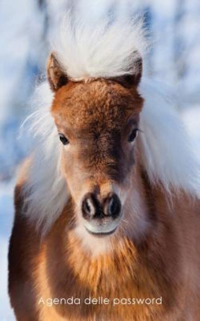 Cover for Agende pratiche · Agenda delle password : Agenda degli indirizzi web e delle password di accesso - Copertina piccolo pony (Pocketbok) (2017)