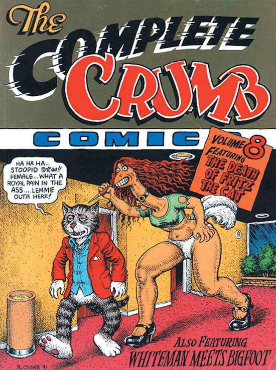 Cover for Robert R Crumb · The Complete Crumb Comics Vol.8: The Death of Fritz the Cat (Paperback Book) (2013)