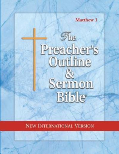 Cover for Preacher's Outline &amp; Sermon Bible-NIV-Matthew 1 (Paperback Book) (2003)