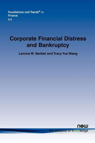 Cover for Lemma W. Senbet · Corporate Financial Distress and Bankruptcy: A Survey - Foundations and Trends (R) in Finance (Paperback Bog) (2012)