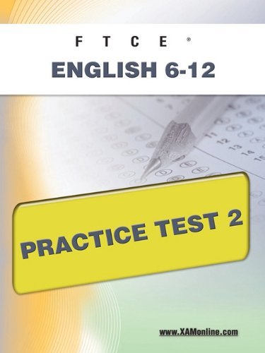 Cover for Sharon Wynne · Ftce English 6-12 Practice Test 2 (Paperback Book) (2011)