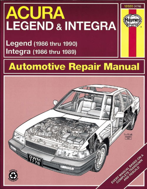 Cover for Ken Freund · Acura Integra &amp; Legend (86 - 90) (Paperback Book) (2016)