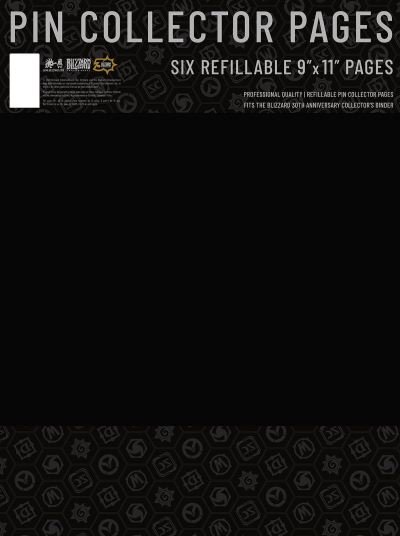 Cover for Blizzard Entertainment · The Blizzard 30th Anniversary Pin Portfolio Refill Pack (Inbunden Bok) (2021)
