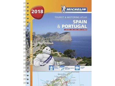 Michelin Tourist & Motoring Atlas: Michelin Tourist & Motoring Atlas Spain & Portugal 2018 - Michelin - Boeken - Michelin - 9782067227767 - 8 januari 2018