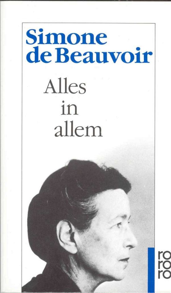 Cover for Simone De Beauvoir · Roro Tb.11976 Beauvoir.alles in Allem (Book)