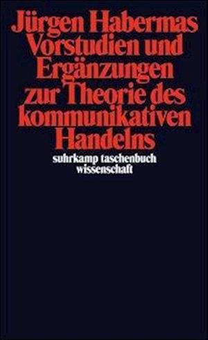 Cover for Jürgen Habermas · Suhrk.tb.wi.1176 Habermas.vorstudien (Bog)