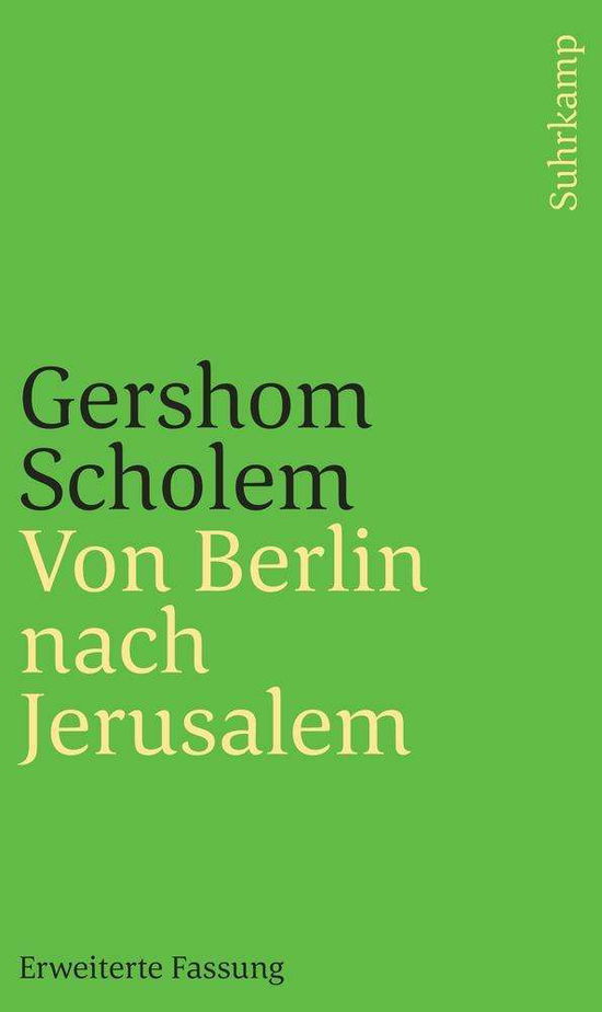 Cover for Scholem · Von Berlin nach Jerusalem (Book)