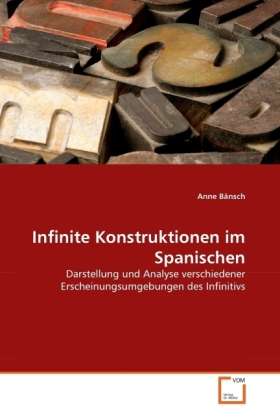 Cover for Bänsch · Infinite Konstruktionen im Spani (Book)