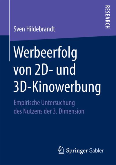 Cover for Hildebrandt · Werbeerfolg von 2D- und 3D- (Book) (2017)