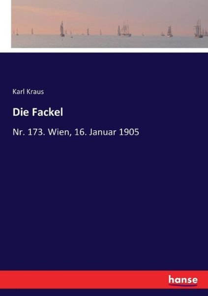 Cover for Kraus · Die Fackel (Buch) (2017)