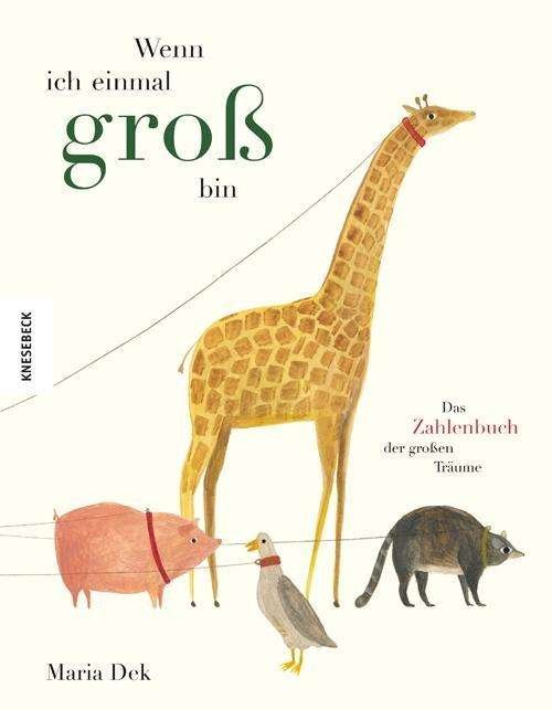 Cover for Dek · Wenn ich einmal groß bin (Book)