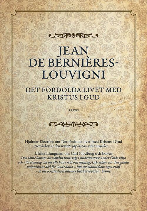 Cover for Jean de Bernières-Louvigni · Det fördolda livet med Kristus i Gud (Book) (2024)