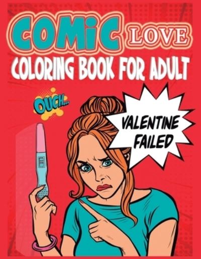 Cover for Comic Coloring Book · Comic Love (Paperback Book) (2021)