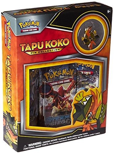Cover for Pokemon · Pokemon TCG: Tapu Koko pin collection (SPILLEKORT)