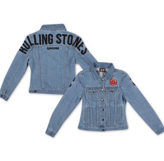 Arch Logo Ladies Denim Jacket - The Rolling Stones - Merchandise - BRAVADO - 0931270515768 - 16. januar 2017
