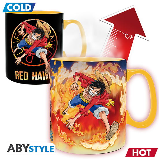 One Piece-mug Heat Ch.sabo.abymuga445 - - Merchandise - ABYSSE UK - 3665361139768 - September 18, 2024