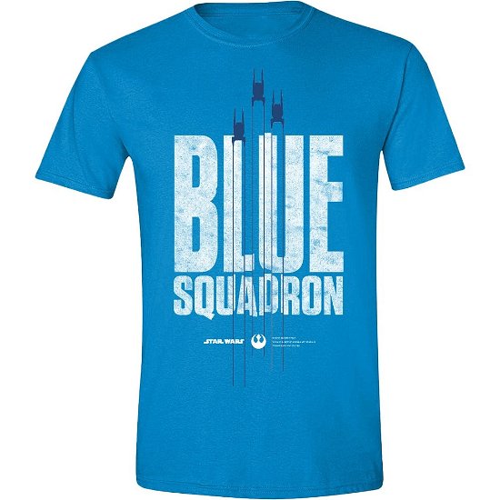 Cover for Star Wars Rogue One · Star Wars - Rogue One Blue Squadron Men T-shirt - Blue - S (Toys)